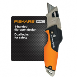 Fiskars Pro Retractable Folding Utility Knife @ Amazon