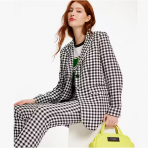Kate Spade Spring Gingham Blazer