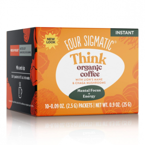 Four Sigmatic Think Organic Mushroom Coffee, 10 Packets @ Amazon