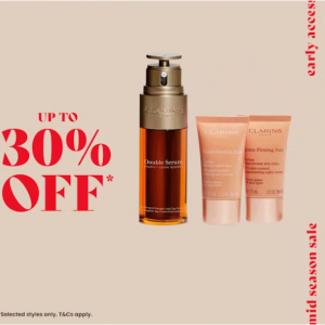 Up To 50% Off Mid-Season Beauty Sale (Clarins, YSL, Armani, Lancome, Chloe, MAC) @ THE ICONIC