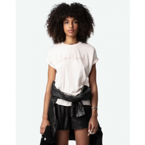 Zadig&Voltaire Tommer Love Yourself Diamanté T-shirt