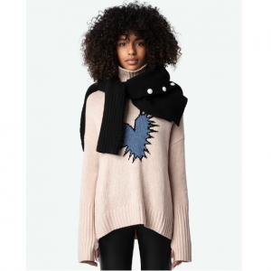 Zadig&Voltaire Alma Spiked Heart Sweater N