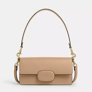 Coach Eliza Flap Crossbody With Leather Covered Closure