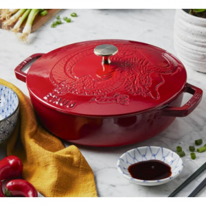 Zwilling美國官網勞工節低至4折大促，Staub 8.5 qt 橢圓形鑄鐵鍋僅$129.99