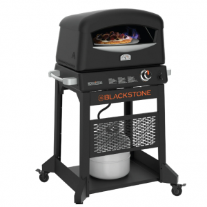 $100 off Blackstone Outdoor Propane Pizza Oven with 16" Rotating Cordierite Stone and Mobile Stand