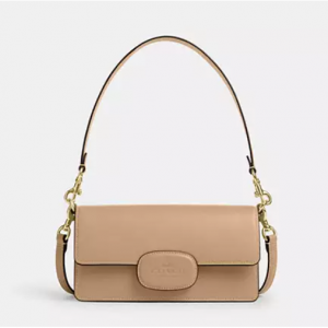 Coach Eliza Flap Crossbody With Leather Covered Closure