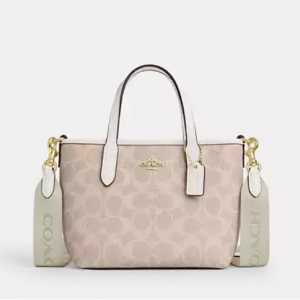 Coach City Mini Tote Bag In Signature Canvas