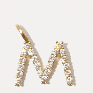 Miranda Frye Pave Initial Charm