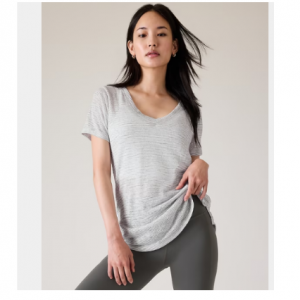 Athleta Breezy Scoop V Tee