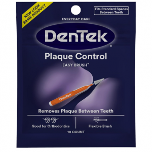 DenTek Easy Brush Advanced Clean Interdental Cleaners, Standard, 10 Count @ Amazon