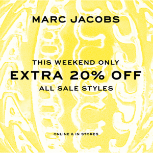 Marc Jacobs Labor Day Sale - Extra 20% Off All Sale Styles 