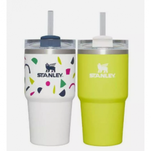 Stanley Set of 2 20oz Stainless Steel H2.0 Flowstate Quencher Insulated Tumblers @ eBay