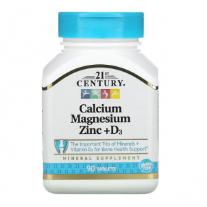 21st Century, 钙镁锌 + D3,90 片