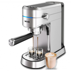 53% off Wirsh Espresso Machine,Espresso Maker with Commercial Steamer @Wirsh