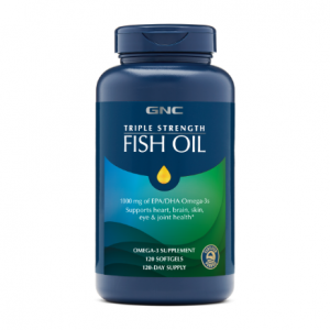 GNC  三倍强效鱼油 120粒