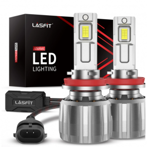 Lasfit - LS Plus 系列130W 13000LM 6000K H11 H8 H9 LED 灯泡 白色 |第四代，直降$15 