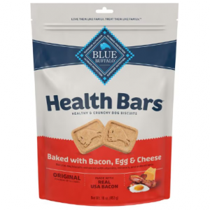 Blue Buffalo培根、鸡蛋和奶酪烤制零食饼干