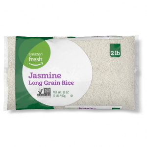 Amazon Fresh, Jasmine Long Grain Rice, 2 Lb @ Amazon