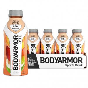 BODYARMOR Lyte Sports Drink Low-Calorie Beverage, 16 Fl Oz, Pack of 12 @ Amazon