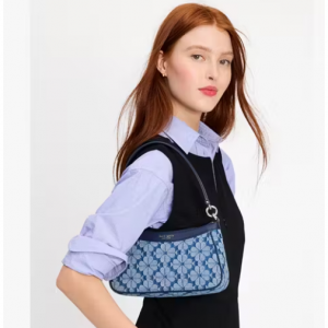 30% Off Spade Flower Jacquard Denim Convertible Shoulder Bag @ Kate Spade