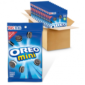 Oreo 迷你奧利奧夾心餅幹 3oz 12包 @ Amazon