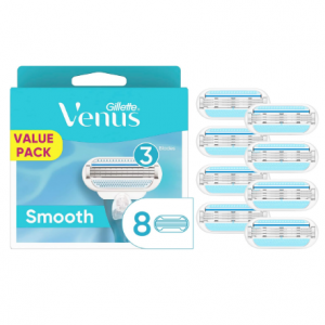 Gillette Venus Smooth Womens Razor Blade Refills, 8 Count @ Amazon