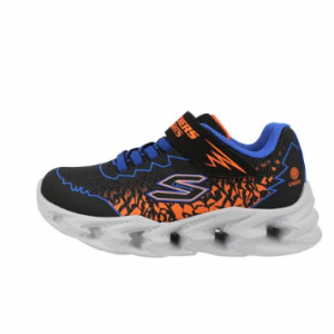 30% Off Skechers Vortex 2.0 Black/Blue Light-Up Trainers @ Awesome Shoes