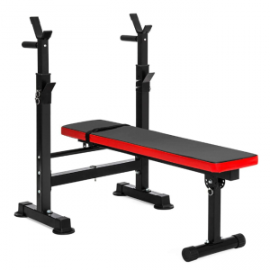 BalanceFrom LX400 Adjustable Olympic Workout Bench with Squat Rack @ Walmart