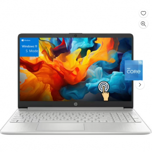 Walmart - HP 15 15.6" HD 觸屏本, Intel Core i3-1215U, 32GB 1TB ，直降$558