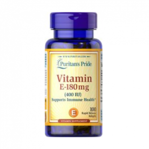 Puritan's Pride Vitamin E-180 mg (400 IU) dl_Alpha Tocopheryl Acetate 100 Softgels