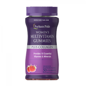 Puritan's Pride 女士複合維生素+膠原蛋白軟糖 50 粒