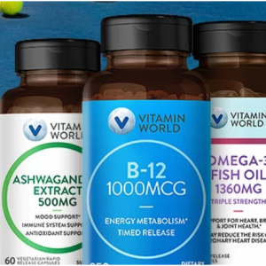 BOGO 50% Off Vitamin World Supplements