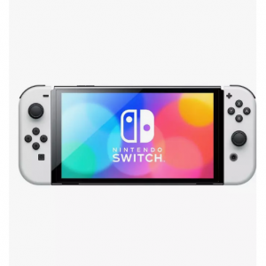 GameStop - Nintendo Switch OLED 遊戲機，帶白色 Joy-Con 手柄，現價$349.99 