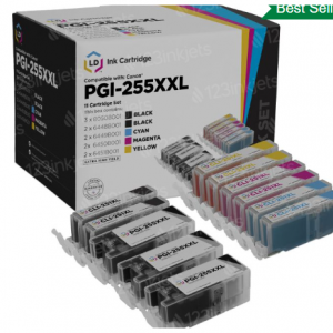 Extra 18% off 11-Piece Bulk Set Canon Extra High Yield PGI-255XXL & High Yield CLI-251XL 