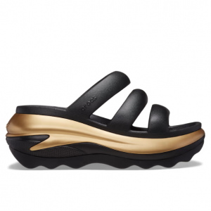 Crocs Mega Crush Metallic Triple Strap 涼鞋