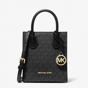 Michael Kors Mercer Extra-Small Logo and Leather Crossbody Bag