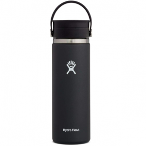 Hydro Flask 不鏽鋼雙壁真空隔熱廣口保溫杯帶蓋子，20盎司容量 @ Amazon