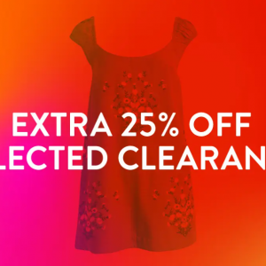 Nordstrom - Extra 25% Off Selected Clearance 