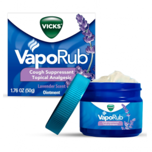 Vicks VapoRub Lavender Scented Chest Rub Ointment, 1.76 oz @ Amazon