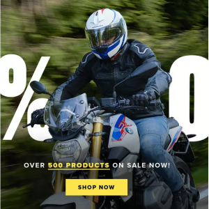 Up To 50% Off Mototcycle Gear From Top Brands @ Revzilla