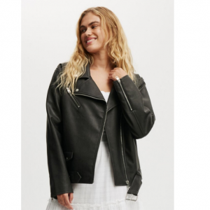 40% Off Roman Faux Leather Biker Jacket @ Cotton On AU