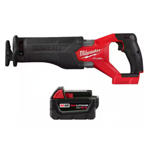 Milwaukee M18 FUEL GEN-2 18V 鋰離子無刷無繩 SAWZALL 往複鋸，帶 5.0ah 電池 @ Home Depot 