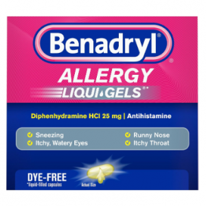 Benadryl 抗过敏药 24颗 @ Amazon