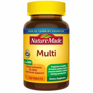 Nature Made Multivitamin Tablets, 130 Tablets, 130 Day Supply @ Amazon