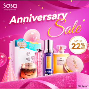 Anniversary Sale (La Mer, La Prairie, Dior, Tom Ford, Le Labo, Diptyque, Estee Lauder) @ Sasa