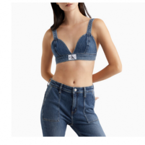 50% Off Denim Bralette @ Calvin Klein HK