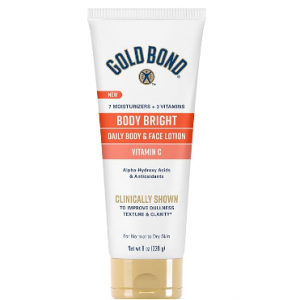 Gold Bond Body Bright Body & Face Lotion - 8 oz @ Amazon