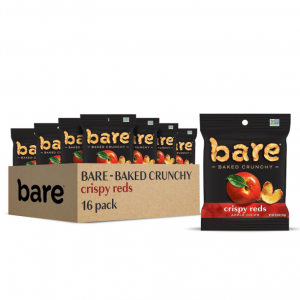 Bare 肉桂味烘焙蘋果幹 0.53oz 16包裝 @ Amazon