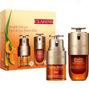 New! Clarins Double Serum Face & Eye Anti-Aging Skincare Set @ Sephora