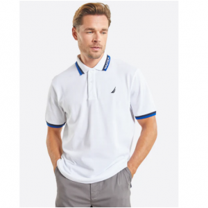 50% Off Elm Polo Shirt - White @ Nautica UK